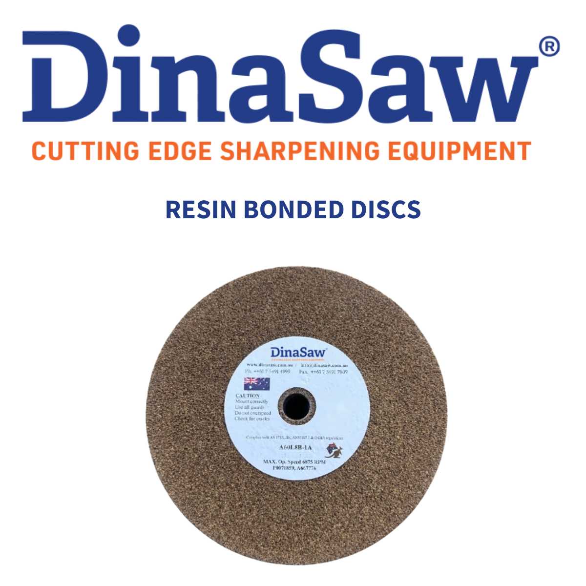 DinaSaw®  Resin Bonded Sharpening Discs