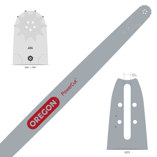 OREGON PowerCut Chainsaw Bar .404" .063" E099 fits Large Stihl