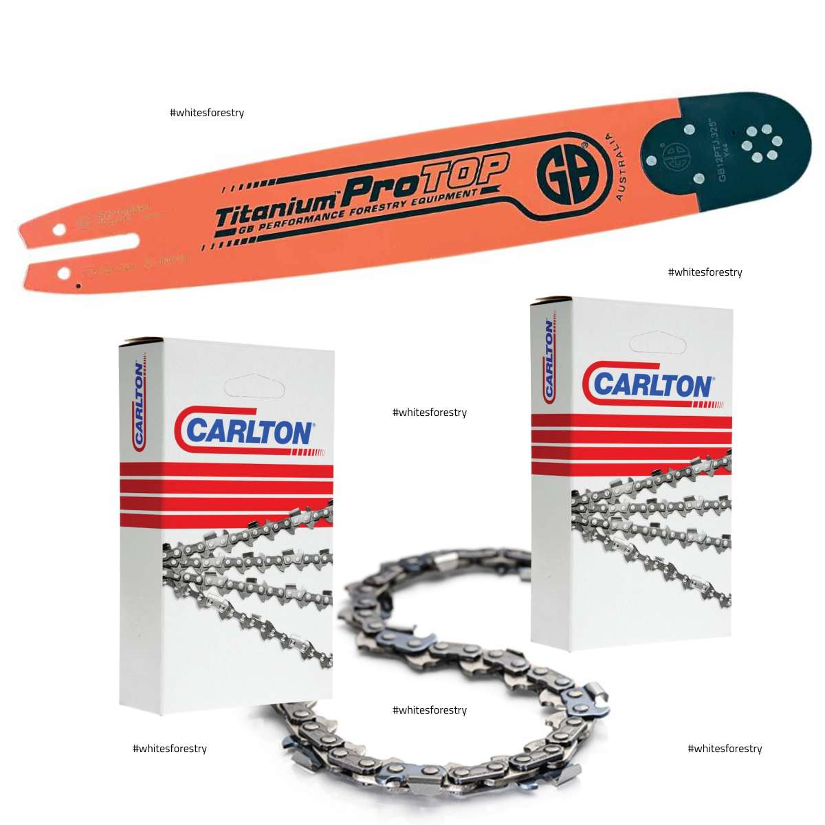 GB ProTop Bar + Carlton Chain Combo SW A074 Small Stihl