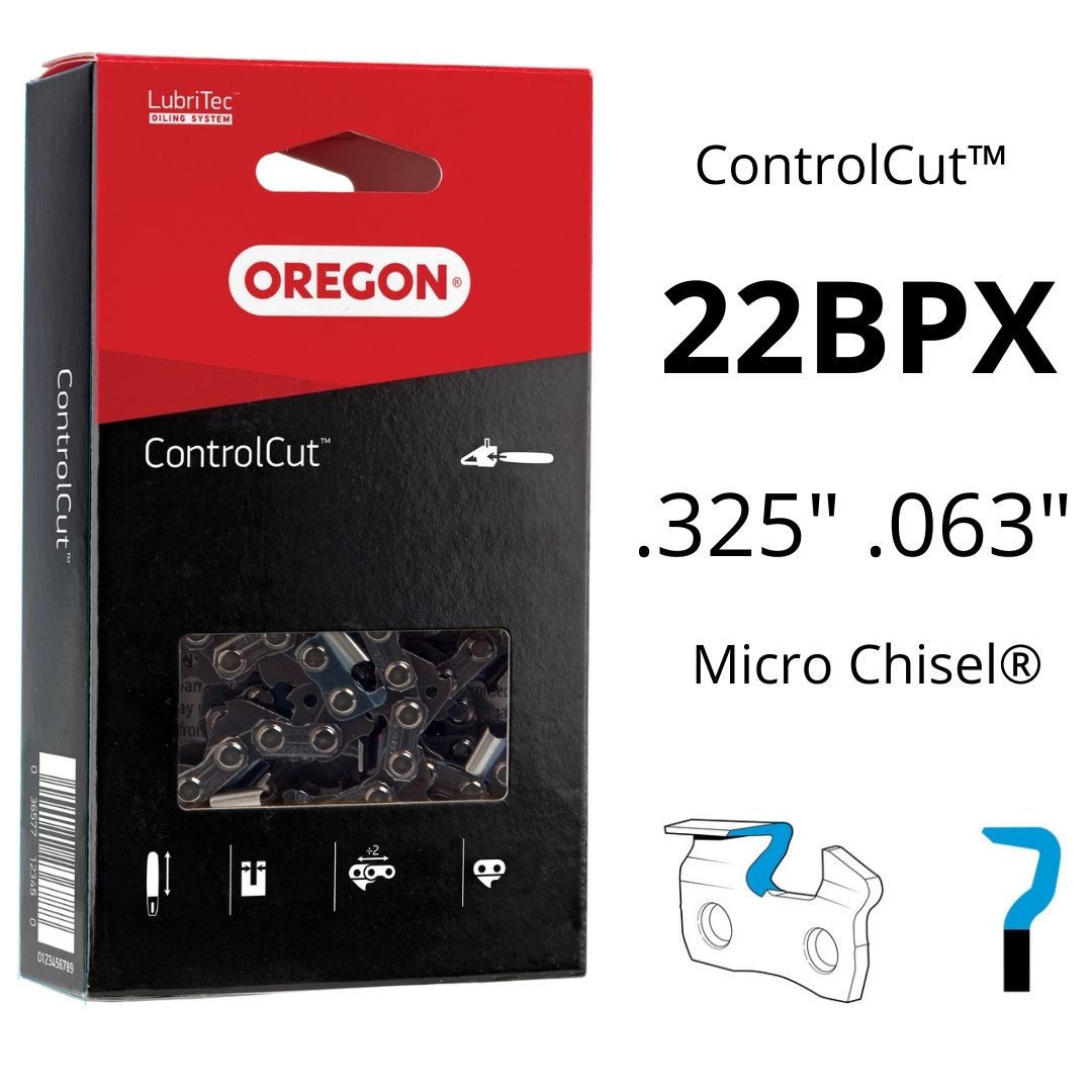 Oregon 22BPX ControlCut™ Saw Chain .325" .063" MicroChisel®