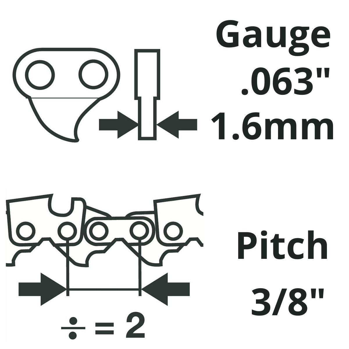 Oregon 75EXL PowerCut™ Saw Chain 3/8