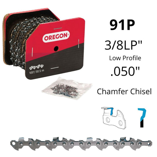 Oregon 91P chainsaw chain