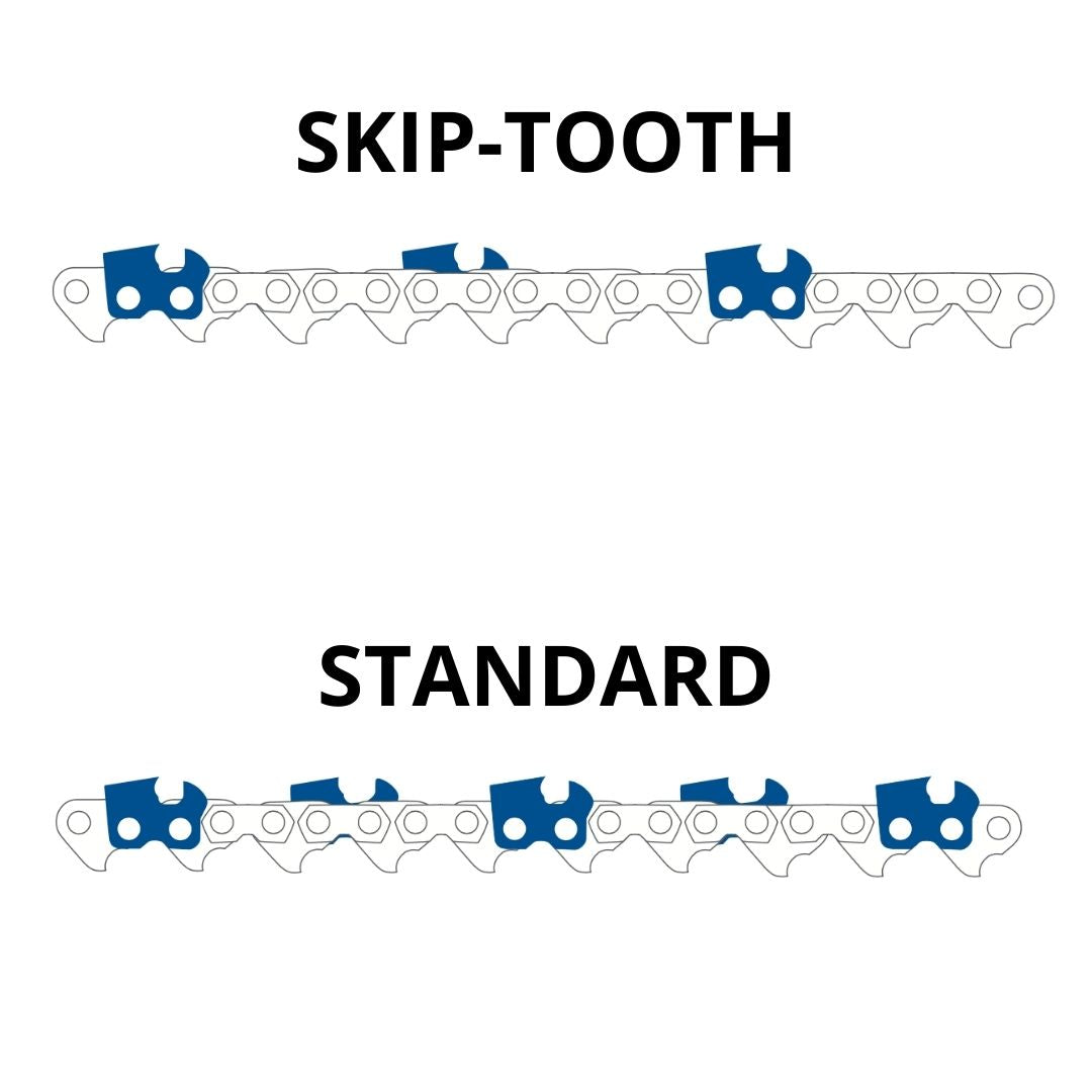 Chainsaw Chain CARLTON® B3LMSK .404" .063" Skip-Tooth Full Chisel