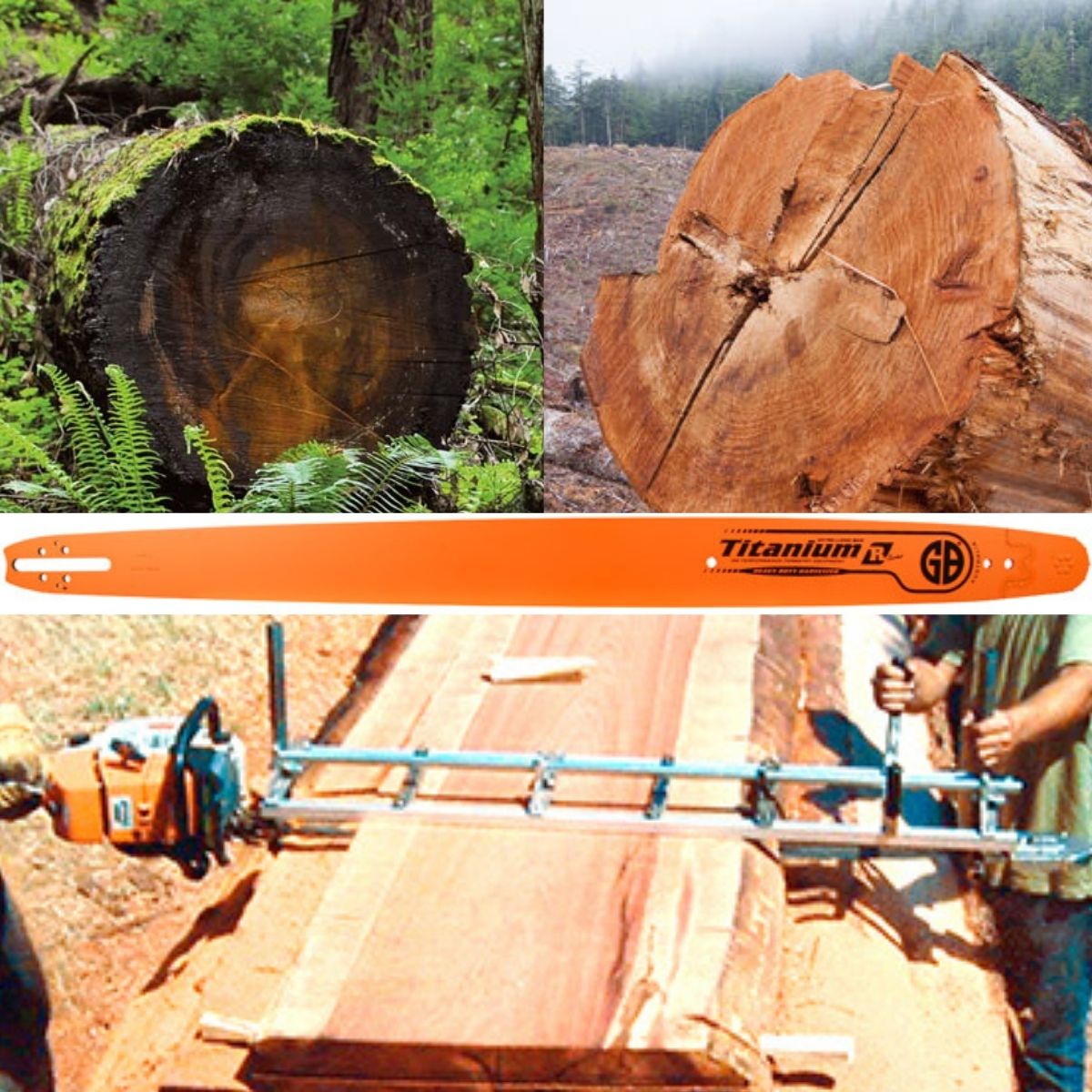 GA Forestry 48" Chainsaw Milling Kit + Bar + Chain